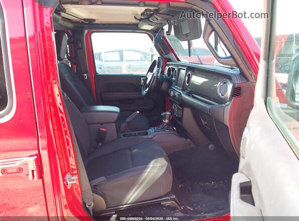 1C4HJXEN4MW866705 2021 JEEP WRANGLER Красный Вид салона спереди