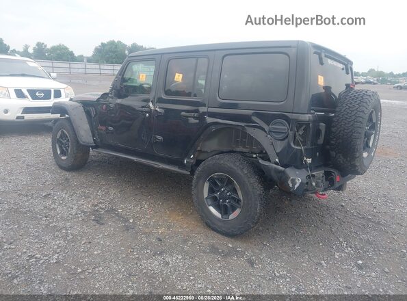 1C4HJXFG2JW300960 2018 JEEP WRANGLER UNLIMITED Black Tył lewy