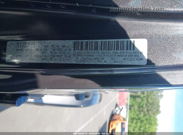 1C4HJXFG4LW108670 2020 JEEP WRANGLER UNLIMITED Black Engine compartment view