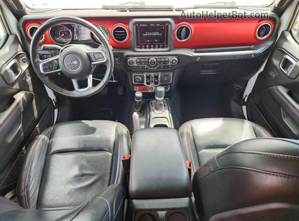 1C4HJXFG7KW607705 2019 JEEP WRANGLER Белый Вид панели приборов