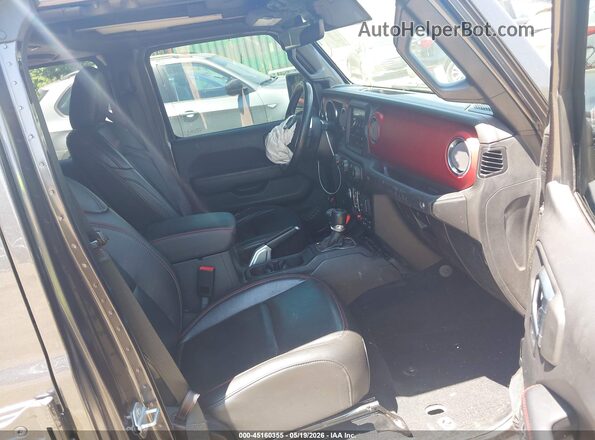 1C4HJXFG8LW256630 2020 JEEP WRANGLER UNLIMITED Черный Вид салона спереди