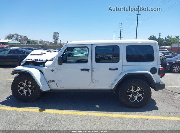 1C4HJXFN1JW147809 2018 JEEP WRANGLER UNLIMITED White Widok wnętrza z tyłu