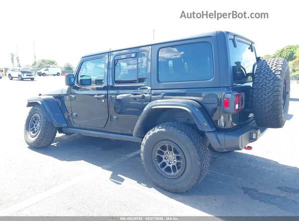 1C4HJXFN1NW242103 2022 JEEP WRANGLER UNLIMITED Black Հետևի ձախ