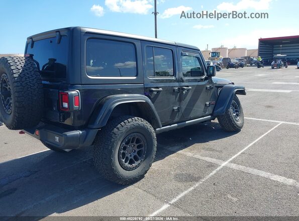 1C4HJXFN1NW242103 2022 JEEP WRANGLER UNLIMITED Black Հետևի աջ
