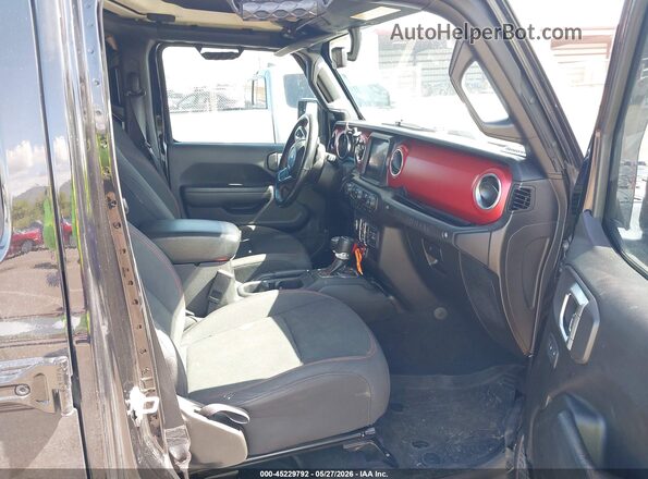 1C4HJXFN1NW242103 2022 JEEP WRANGLER UNLIMITED Black Սալոնի դիմացի տեսք