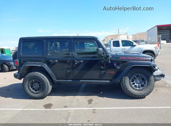 1C4HJXFN1NW242103 2022 JEEP WRANGLER UNLIMITED Black Սալոնի հետևի տեսք