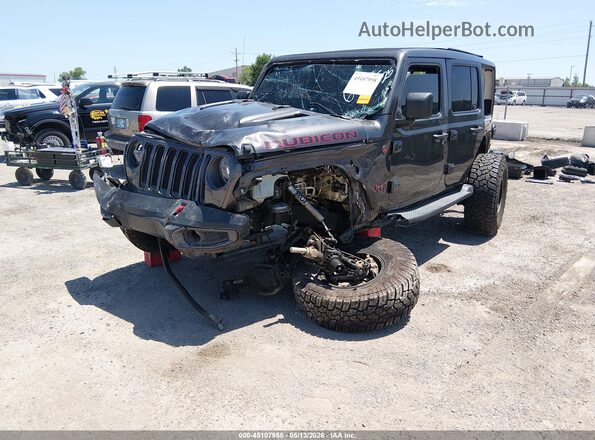 1C4HJXFN5KW680053 2019 JEEP WRANGLER UNLIMITED Gray Передня ліва чверть