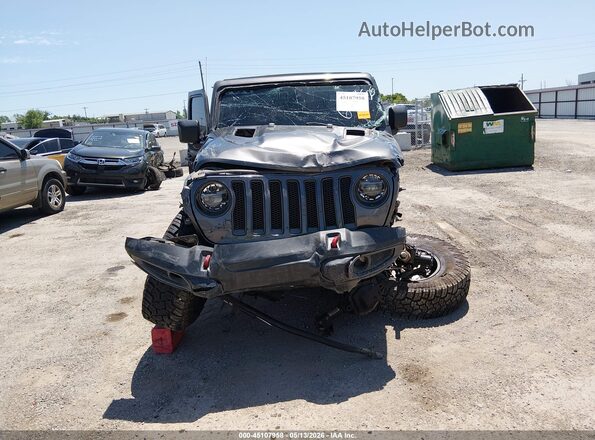 1C4HJXFN5KW680053 2019 JEEP WRANGLER UNLIMITED Gray Вид щитка приладів