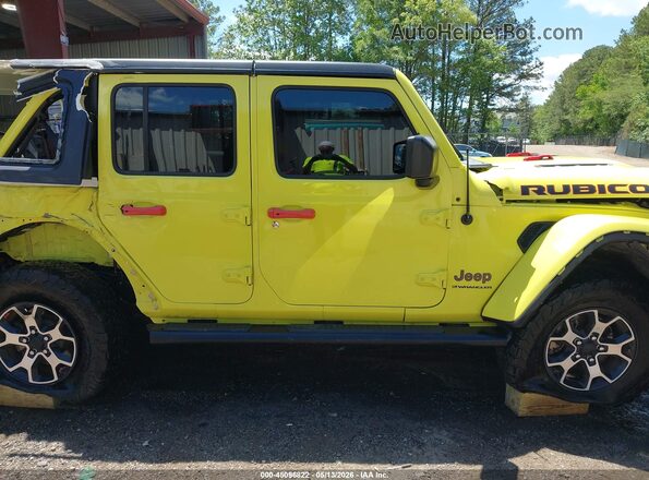 1C4HJXFN5PW511416 2023 JEEP WRANGLER Yellow Widok wnętrza 360 stopni