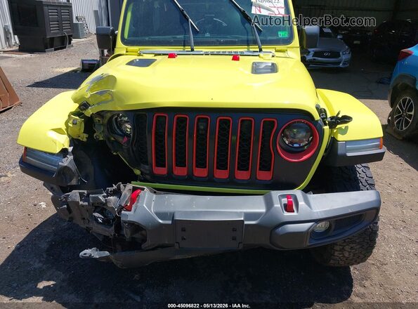 1C4HJXFN5PW511416 2023 JEEP WRANGLER Yellow Widok z tyłu