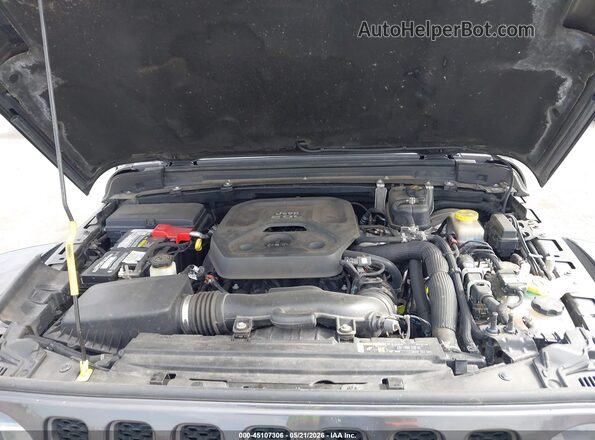 1C4HJXFN7JW236235 2018 JEEP WRANGLER UNLIMITED Gray უკანა ხედი