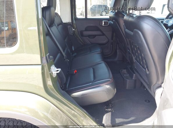 1C4HJXFN7PW694866 2023 JEEP WRANGLER Зеленый Вид наклейки с VIN-кодом