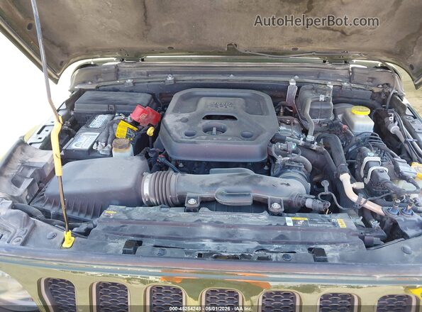 1C4HJXFN7PW694866 2023 JEEP WRANGLER Зеленый Вид сзади