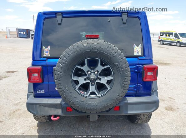1C4HJXFNXKW540371 2019 JEEP WRANGLER UNLIMITED Синий 