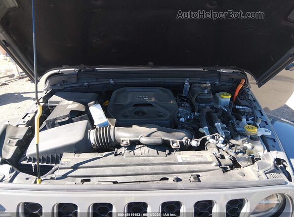 1C4JJXP68NW277536 2022 JEEP WRANGLER Silver Вид ззаду