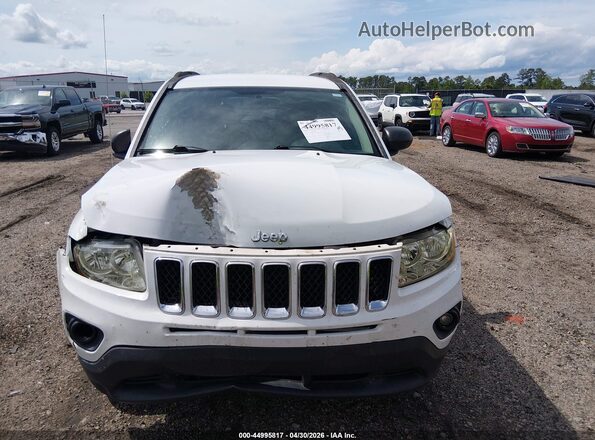 1C4NJCBA1GD670492 2016 JEEP COMPASS White Instrument cluster view