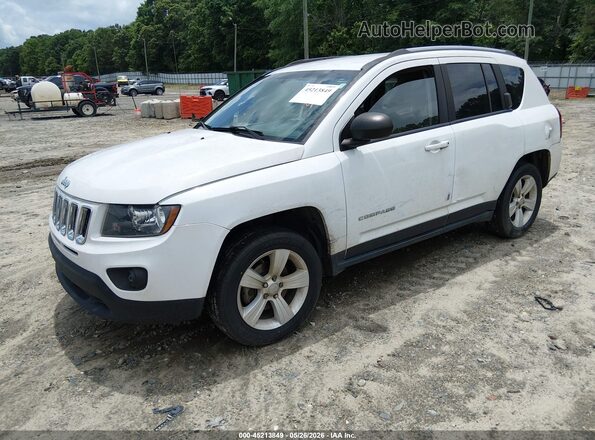 1C4NJCBA4HD123976 2017 JEEP COMPASS White Передня ліва чверть