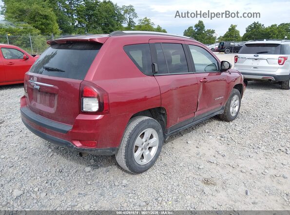 1C4NJCBB7GD716934 2016 JEEP COMPASS Темно-бордовый Задняя правая четверть