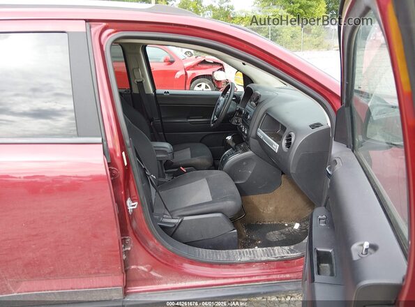 1C4NJCBB7GD716934 2016 JEEP COMPASS Темно-бордовый Вид салона спереди