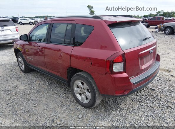 1C4NJCBB7GD716934 2016 JEEP COMPASS Темно-бордовый Задняя левая четверть