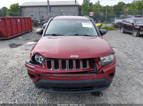 1C4NJCBB7GD716934 2016 JEEP COMPASS Темно-бордовый Вид щитка приборов