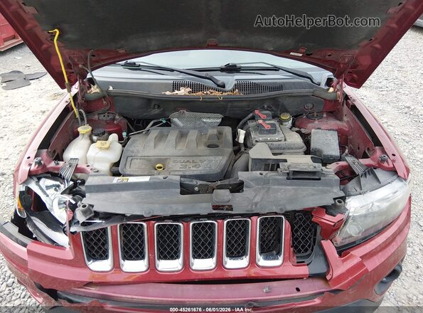 1C4NJCBB7GD716934 2016 JEEP COMPASS Темно-бордовый Вид сзади
