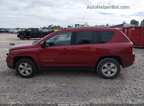 1C4NJCBB7GD716934 2016 JEEP COMPASS Темно-бордовый Панорамный вид салона 360°