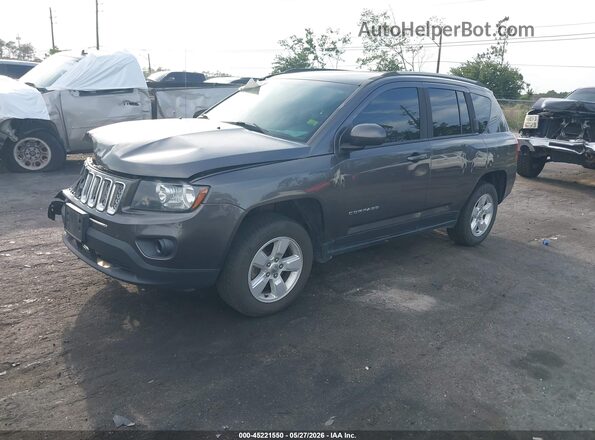 1C4NJCEA5GD742399 2016 JEEP COMPASS Gray Передня ліва чверть