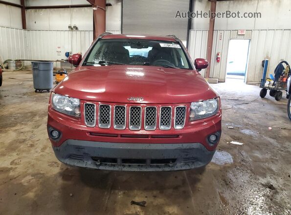 1C4NJCEA8HD117156 2017 JEEP COMPASS Burgundy Vista de la etiqueta del VIN