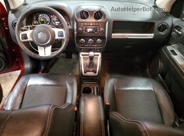 1C4NJCEA8HD117156 2017 JEEP COMPASS Burgundy Vista del salpicadero