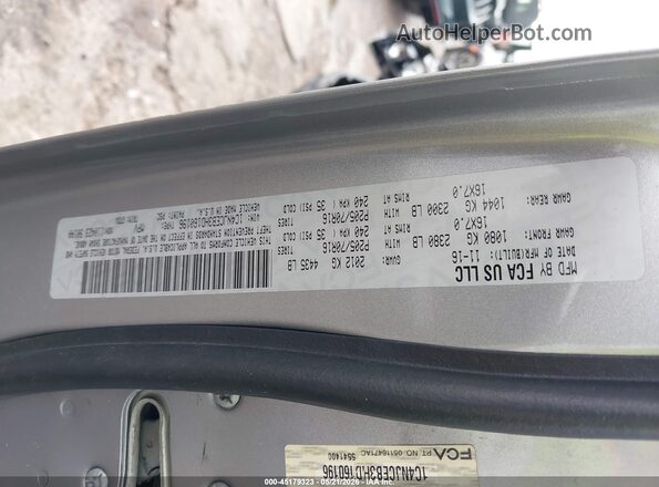 1C4NJCEB3HD160196 2017 JEEP COMPASS Silver Engine compartment view