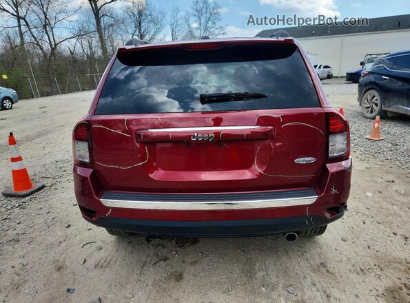 1C4NJCEB3HD189634 2017 JEEP COMPASS Red უკანა ხედი
