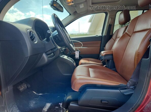 1C4NJCEB3HD189634 2017 JEEP COMPASS Red წინა სალონის ხედი