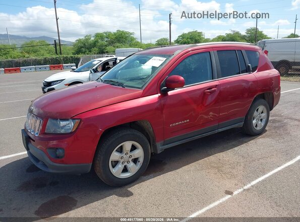 1C4NJCEB9HD182316 2017 JEEP COMPASS Red Առջևի ձախ երեք քառորդ տեսարան