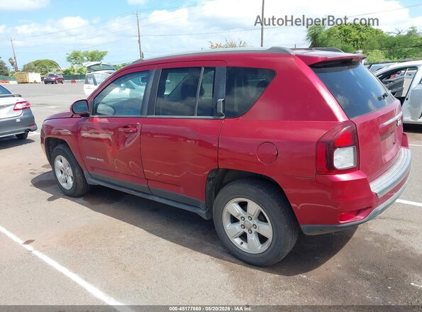 1C4NJCEB9HD182316 2017 JEEP COMPASS Red Հետևի ձախ