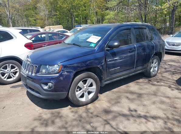 1C4NJDBB4GD780760 2016 JEEP COMPASS Blue წინა მარცხენა ხედი სამი მეოთხედიდან