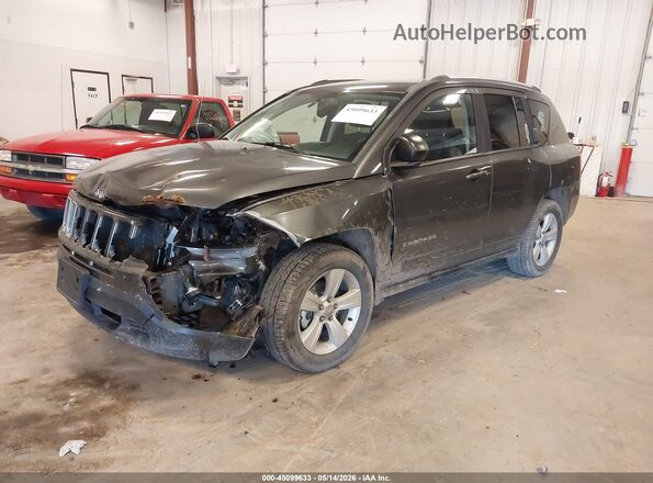 1C4NJDBB7GD520465 2016 JEEP COMPASS Gray Передня ліва чверть