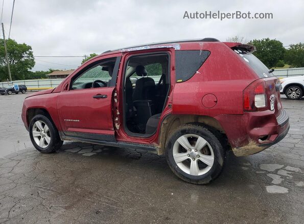 1C4NJDBB7GD535743 2016 JEEP COMPASS Red Հետևի ձախ