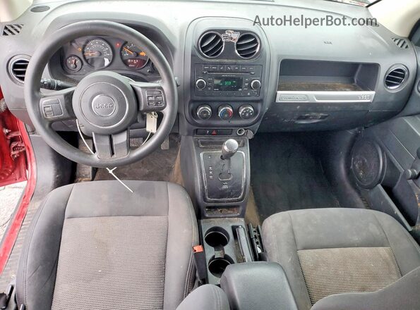 1C4NJDBB7GD535743 2016 JEEP COMPASS Red Առջևի վահանակի տեսք