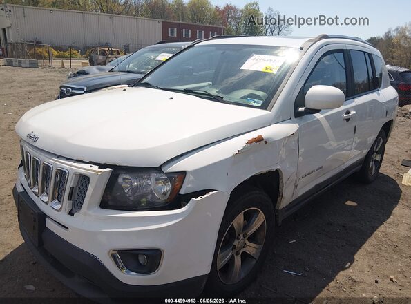 1C4NJDEB0GD708286 2016 JEEP COMPASS White წინა მარცხენა ხედი სამი მეოთხედიდან