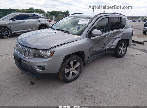 1C4NJDEB2HD126496 2017 JEEP COMPASS Silver Vista tres cuartos delantera izquierda