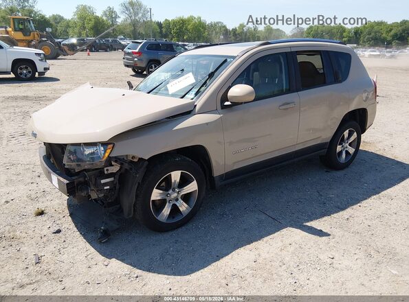 1C4NJDEB9HD111736 2017 JEEP COMPASS Beige Передня ліва чверть