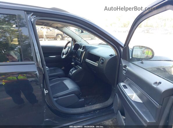 1C4NJDEBXGD718839 2016 JEEP COMPASS Black Front interior view