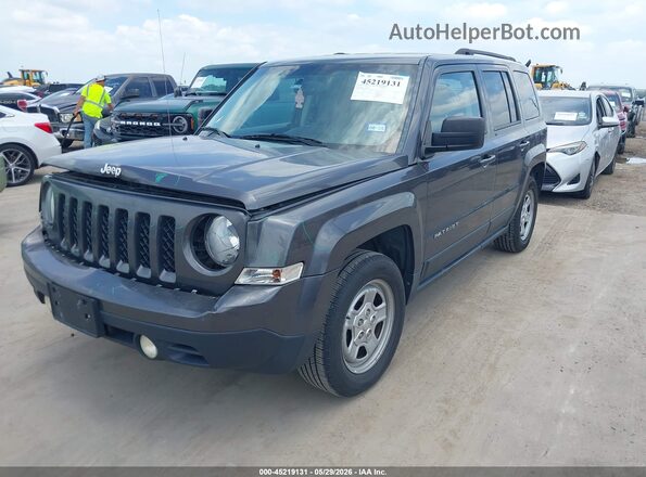 1C4NJPBA0GD559729 2016 JEEP PATRIOT Gray Przód lewy