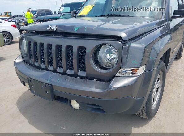 1C4NJPBA0GD559729 2016 JEEP PATRIOT Gray Widok z przodu