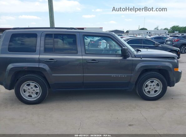1C4NJPBA0GD559729 2016 JEEP PATRIOT Gray Widok wnętrza z tyłu