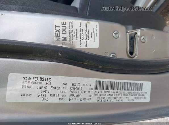 1C4NJPBA1GD524407 2016 JEEP PATRIOT Silver Vista del compartimento del motor