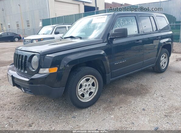 1C4NJPBA2GD706083 2016 JEEP PATRIOT Black Przód lewy