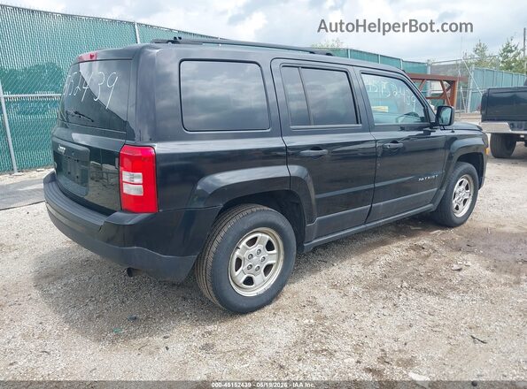 1C4NJPBA2GD706083 2016 JEEP PATRIOT Black Tył prawy