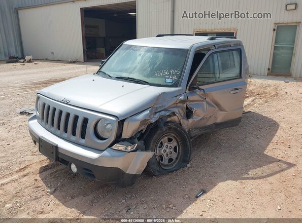 1C4NJPBA4HD145452 2017 JEEP PATRIOT Silver Առջևի ձախ երեք քառորդ տեսարան